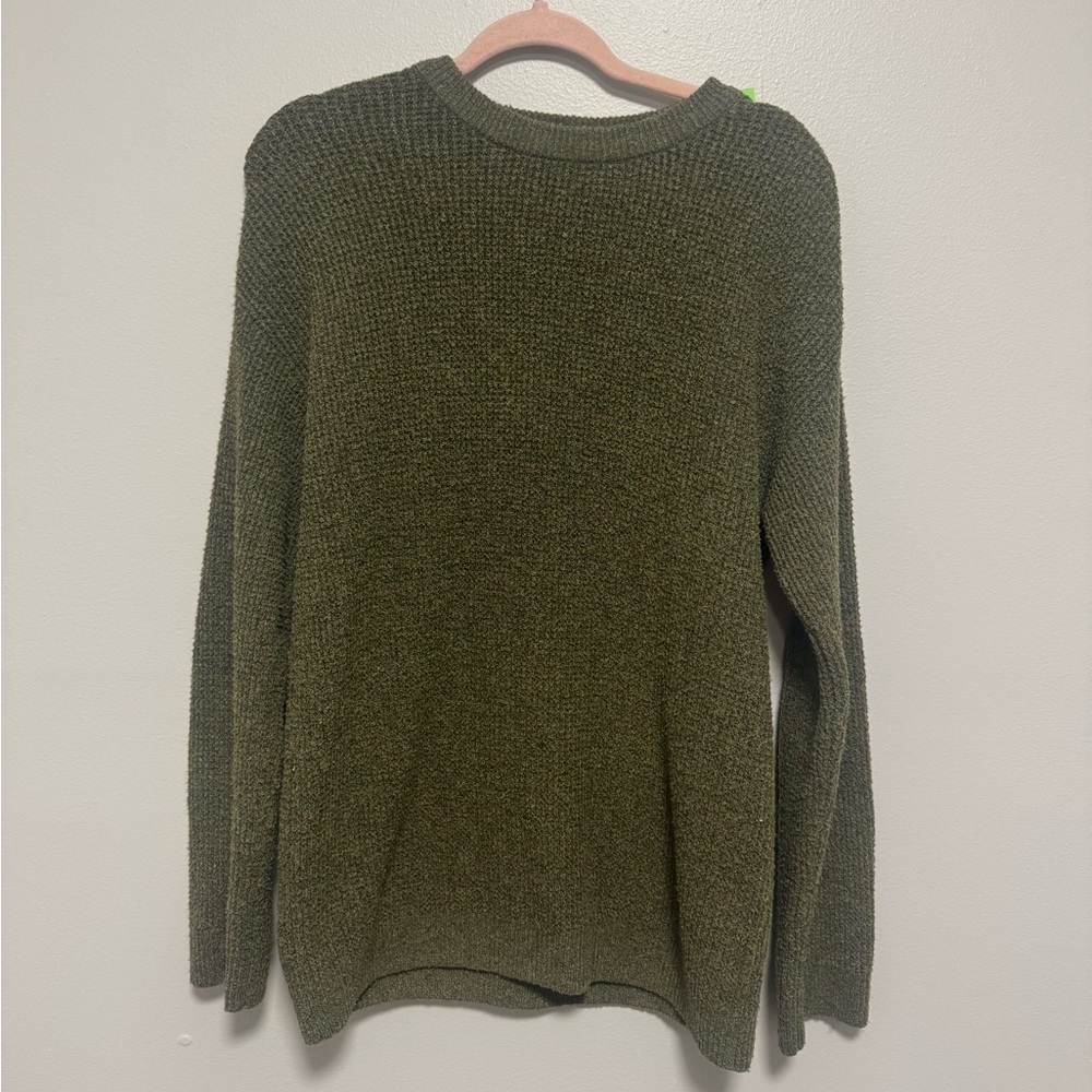 BP. Slouchy Olive Green Knit Sweater